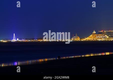 Tamsui Fisherman`s Wharf, ein malerischer Ort im Norden Taiwans, New Taipei City, Taiwan Stockfoto